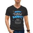 Happy Birthday Daddy Dad Birthday Bday Costume Family Party Men's V-Neck T-Shirt
