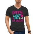 Happy Last Day Of First 1st Grade Teacher Student Graduation Men's V-Neck T-Shirt