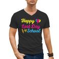 Happy Last Day Of School Graduation Teacher Students T-Shirt Men's V-Neck T-Shirt