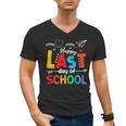 Happy Last Day Of School Teacher Women Student Graduation Men's V-Neck T-Shirt