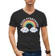 I Hate Everybody Rainbow Sarcastic Grumpy Introvert Men's V-Neck T-Shirt I Hate Everybody Rainbow Sarcastic Grumpy Introvert Men's V-Neck T-Shirt