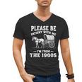 Heartwarming Wagon Please Be Patient I'm From The 1900s Men's V-Neck T-Shirt Heartwarming Wagon Please Be Patient I'm From The 1900s Men's V-Neck T-Shirt