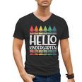 Hello Kindergarten First Day Back To School Graduation Men's V-Neck T-Shirt