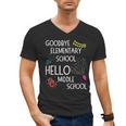 Hello Middle School Graduation Elementary School T-Shirt Men's V-Neck T-Shirt
