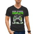 High School Level Complete Class Of 2024 Graduation Men's V-Neck T-Shirt