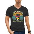 High School Level Complete Graduation Senior Students Men's V-Neck T-Shirt