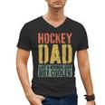 Hockey Dad Shirt Men Fathers Day Hockey Dad Men's V-Neck T-Shirt