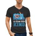 Ice Cream Truck King Nostalgia Summer Ice Cream Truck Driver Men's V-Neck T-Shirt Ice Cream Truck King Nostalgia Summer Ice Cream Truck Driver Men's V-Neck T-Shirt