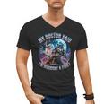I'm A Beast Alpha Man Alpha Wolves Jokes Dad Papa Alpha Wolf Men's V-Neck T-Shirt