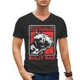 I'm A Bully Dad Dog Owner American Bully Men's V-Neck T-Shirt