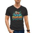 I'm Done Peopling Introvert Sloth Men's V-Neck T-Shirt I'm Done Peopling Introvert Sloth Men's V-Neck T-Shirt