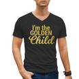 I'm The Golden Child For MomDad's Favorite Child T-Shirt Men's V-Neck T-Shirt
