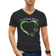 I'm A Simples Woman Loves Weed Coffee And Dog Dad Mom Men's V-Neck T-Shirt