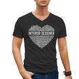 Interior Er Heart Graduation Men's V-Neck T-Shirt
