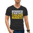 Introvert Antisocial Chicken Nugget Lover Foodie Men's V-Neck T-Shirt