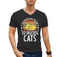 Introvert Cat Kitten Quote For Feline Whisperer Men's V-Neck T-Shirt Introvert Cat Kitten Quote For Feline Whisperer Men's V-Neck T-Shirt