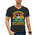 Introvert Cats Sarcasm Cat Lover Introverts Men's V-Neck T-Shirt Introvert Cats Sarcasm Cat Lover Introverts Men's V-Neck T-Shirt