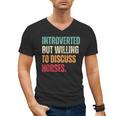 Introvert Cute Horse Lover Horse Riding Equestrian Men's V-Neck T-Shirt Introvert Cute Horse Lover Horse Riding Equestrian Men's V-Neck T-Shirt