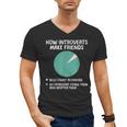 Introvert Introverted Person Awkward Introverts Dog Lover Men's V-Neck T-Shirt Introvert Introverted Person Awkward Introverts Dog Lover Men's V-Neck T-Shirt