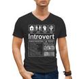 Introvert Label Antisocial Loner Socially Awkward Men's V-Neck T-Shirt Introvert Label Antisocial Loner Socially Awkward Men's V-Neck T-Shirt