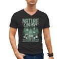 Introvert Nature Lover Introverted Forest Lover & Tree Men's V-Neck T-Shirt