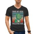 Introvert Selectively Social Anti-Social Shy Men's V-Neck T-Shirt Introvert Selectively Social Anti-Social Shy Men's V-Neck T-Shirt