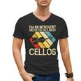 Im An Introvert Unless You Talk About Cellos Men's V-Neck T-Shirt Im An Introvert Unless You Talk About Cellos Men's V-Neck T-Shirt