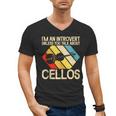 Im An Introvert Unless You Talk About Cellos Men's V-Neck T-Shirt Im An Introvert Unless You Talk About Cellos Men's V-Neck T-Shirt
