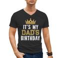 It's My Dad's Birthday Party Family Matching Small Men's V-Neck T-Shirt It's My Dad's Birthday Party Family Matching Small Men's V-Neck T-Shirt