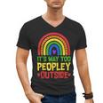 It's Way Too Peopley Outside Anti Social Introvert Men's V-Neck T-Shirt It's Way Too Peopley Outside Anti Social Introvert Men's V-Neck T-Shirt