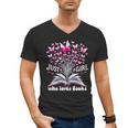 Just a Girl Who Loves Books Reading Book Butterfly Bookworm Men's V-Neck T-Shirt