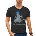 Just Graduated Cat With Graduation Cap And Diploma For Men Women Girls Kids Men's V-Neck T-Shirt