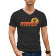Karate Dad Martial Arts Retro Men's V-Neck T-Shirt