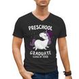 Kids Class Of 2018 Unicorn Preschool Graduation For Girls Men's V-Neck T-Shirt