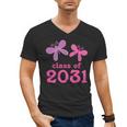 Kids Class Of 2031 Kindergarten Girls Graduation T-Shirt Men's V-Neck T-Shirt