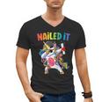 Kids Kindergarten Graduation Shirt Unicorn Graduate Nailed It Men's V-Neck T-Shirt