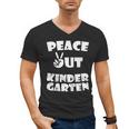 Kids Peace Out Kindergarten For Graduation Men's V-Neck T-Shirt