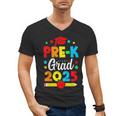 Kids Pre-K Grad 2025 Preschool Graduation 2025 Men's V-Neck T-Shirt