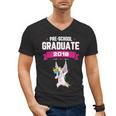 Kids Preschool Graduate 2018 Unicorn Dab Graduation Pre-K TShirt Men's V-Neck T-Shirt