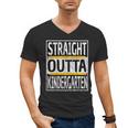 Kids Straight Outta Kindergarten Graduation Men's V-Neck T-Shirt