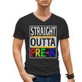 Kids Straight Outta Pre-K Graduation Men's V-Neck T-Shirt