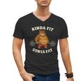 Kinda Fit Sorta Fat Gym Dad BOD Workout Apparel Men's V-Neck T-Shirt