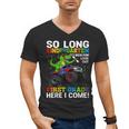 Kindergarten Graduate 2025 Kindergarten Graduation Dino Trex Men's V-Neck T-Shirt