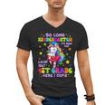 Kindergarten Graduation 2025 Graduate Girls Unicorn 1st Grad Men's V-Neck T-Shirt