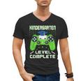 Kindergarten Graduation Level Complete Gamer Class 2024 Kids Men's V-Neck T-Shirt