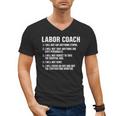 Labor Coach New Mom New Dad Hospital New Baby Shower Men's V-Neck T-Shirt