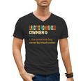 Lagotto Romagnolo Vintage Retro Dog Mom Dad Men's V-Neck T-Shirt