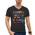 Last Day Of School Tie Dye School Graduation Summer Teacher Men's V-Neck T-Shirt