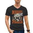 Library Halloween Book Lover Ghost With Books Men's V-Neck T-Shirt