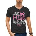 Little Miss Pre-K Grad Preschool Prek Graduation 2025 Men's V-Neck T-Shirt